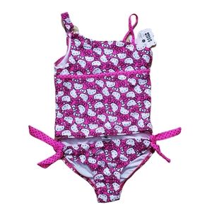 Girl's HELLO KITTY by Sanrio 2 pc Swimsuit Bathing